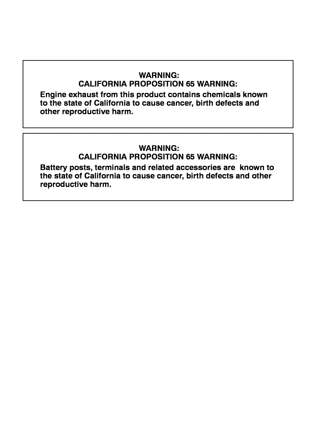 Baldor PC43RI, PC32RI manual CALIFORNIA PROPOSITION 65 WARNING 