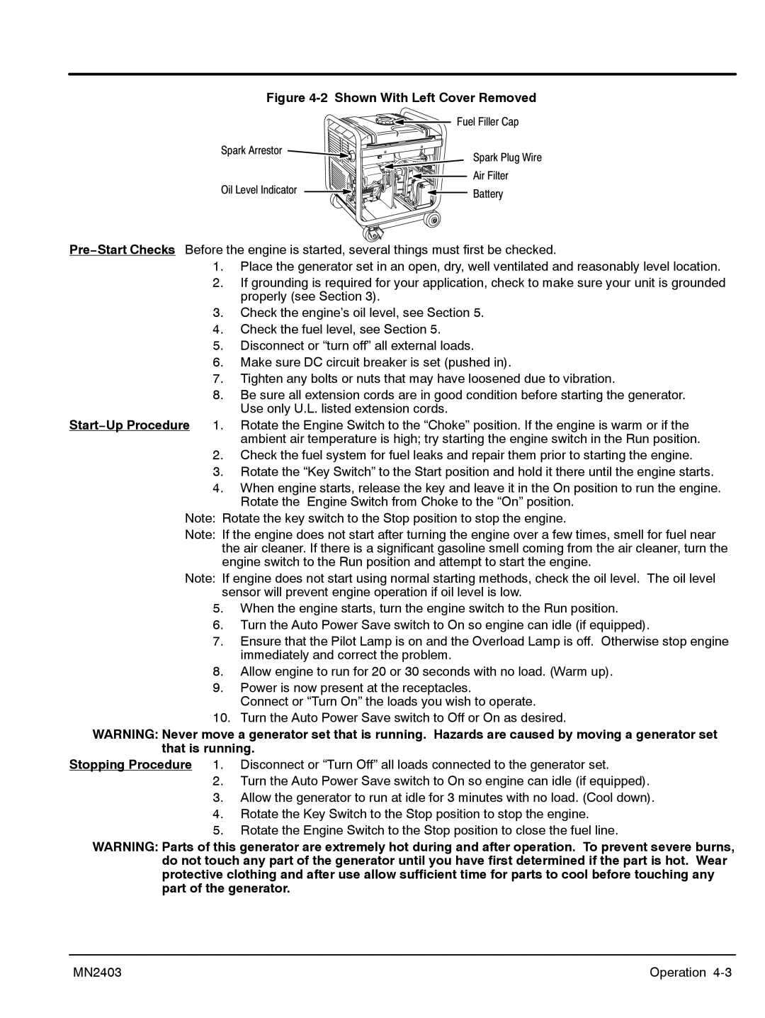 Baldor PC32RI, PC43RI manual Shown With Left Cover Removed 