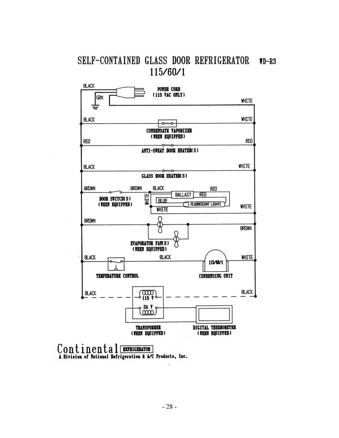 Bally Refrigerated Boxes Refrigerators/Freezers/Warmers manual 