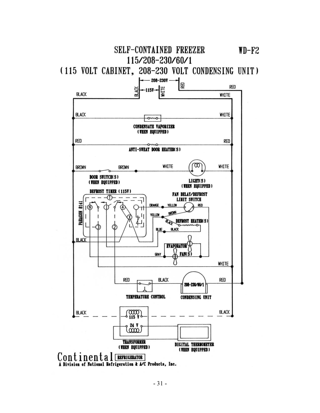 Bally Refrigerated Boxes Refrigerators/Freezers/Warmers manual 