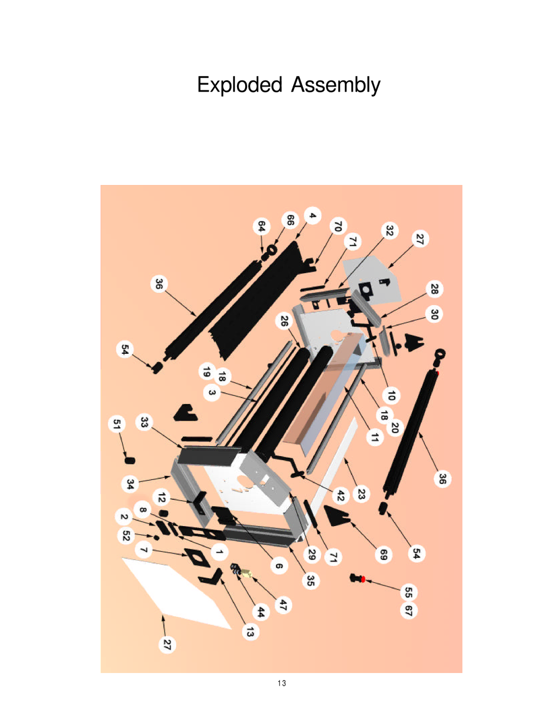 Banner American Products BA-EN45 manual Exploded Assembly 