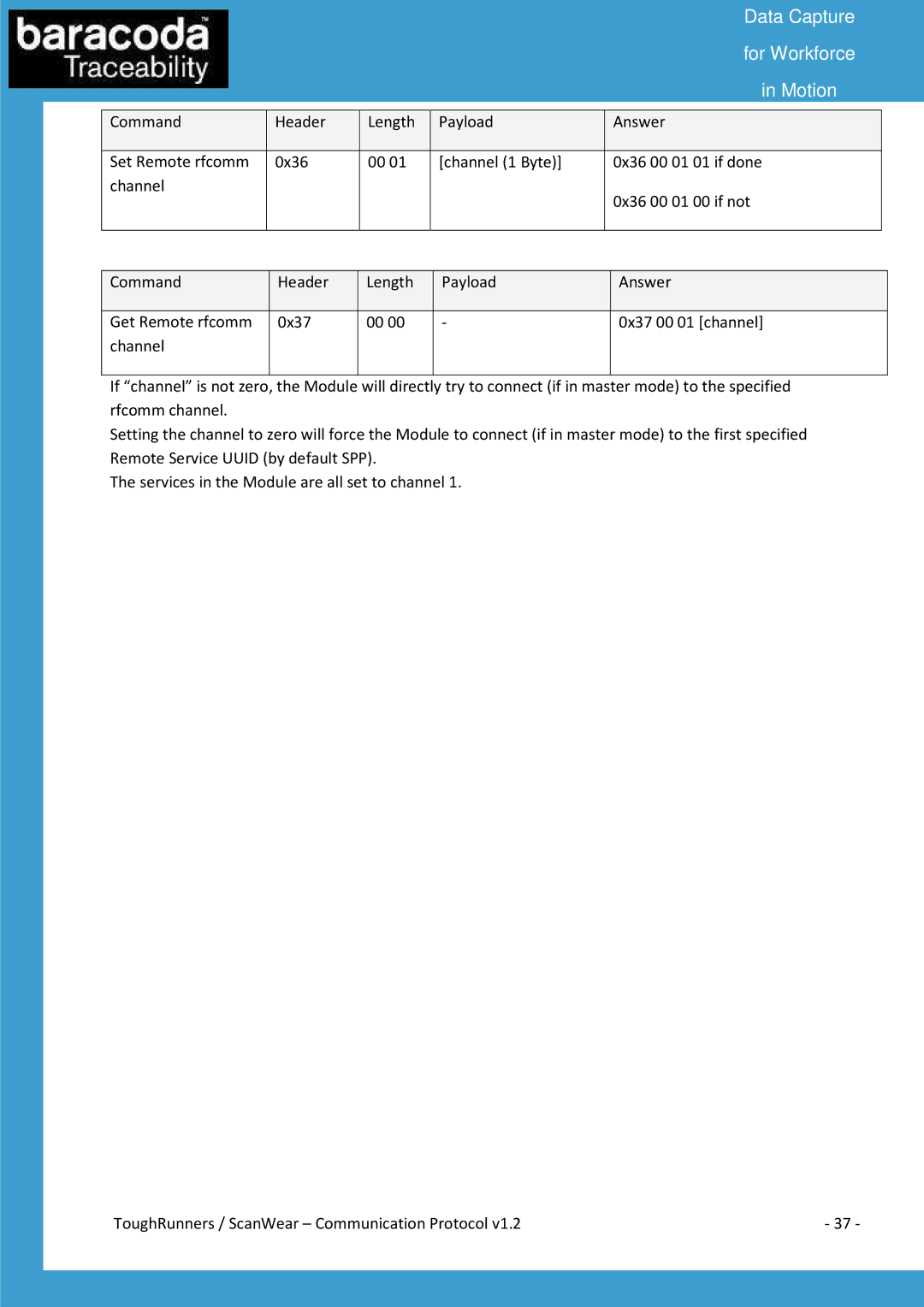 Baracoda All in One Printer manual Data Capture 