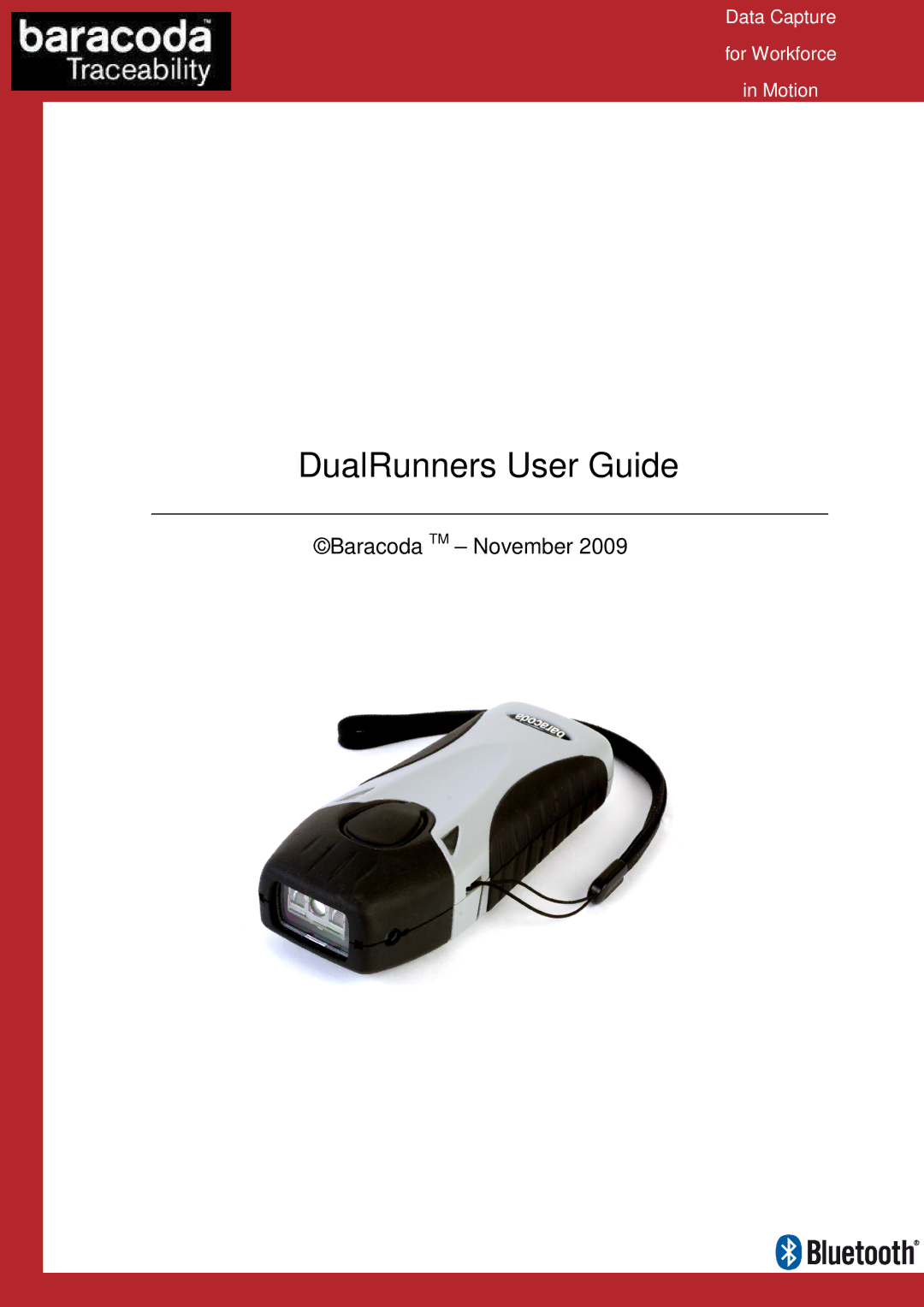 Baracoda Barcode Reader manual DualRunners User Guide 