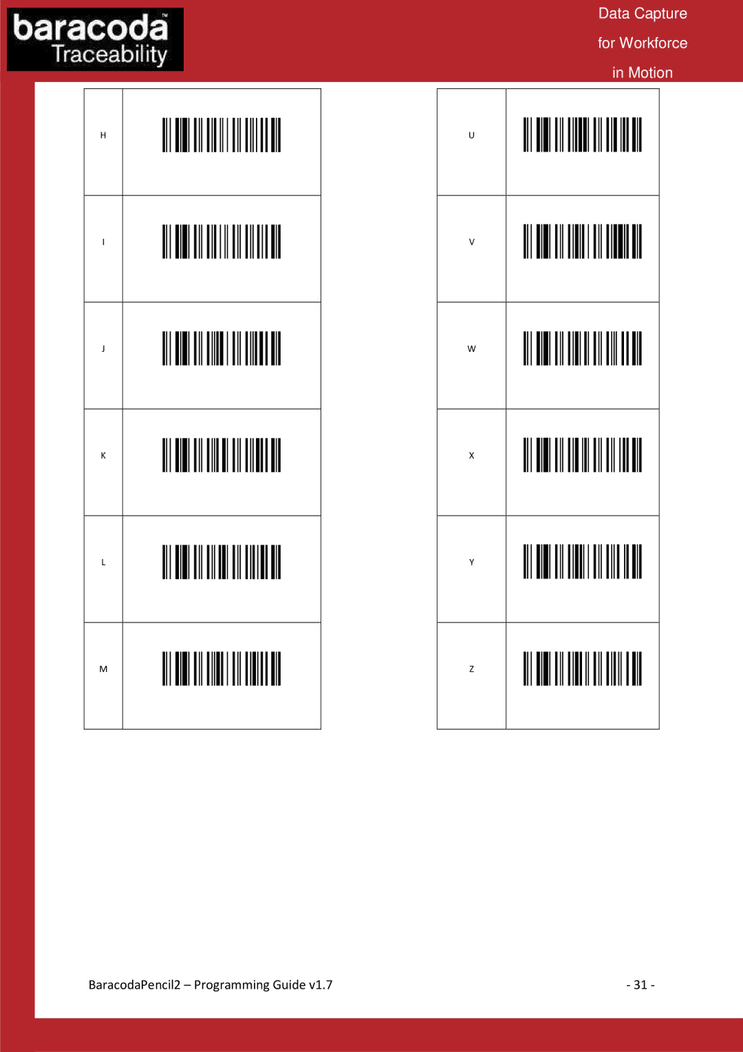 Baracoda Computer Accessories manual Data Capture For Workforce Motion 