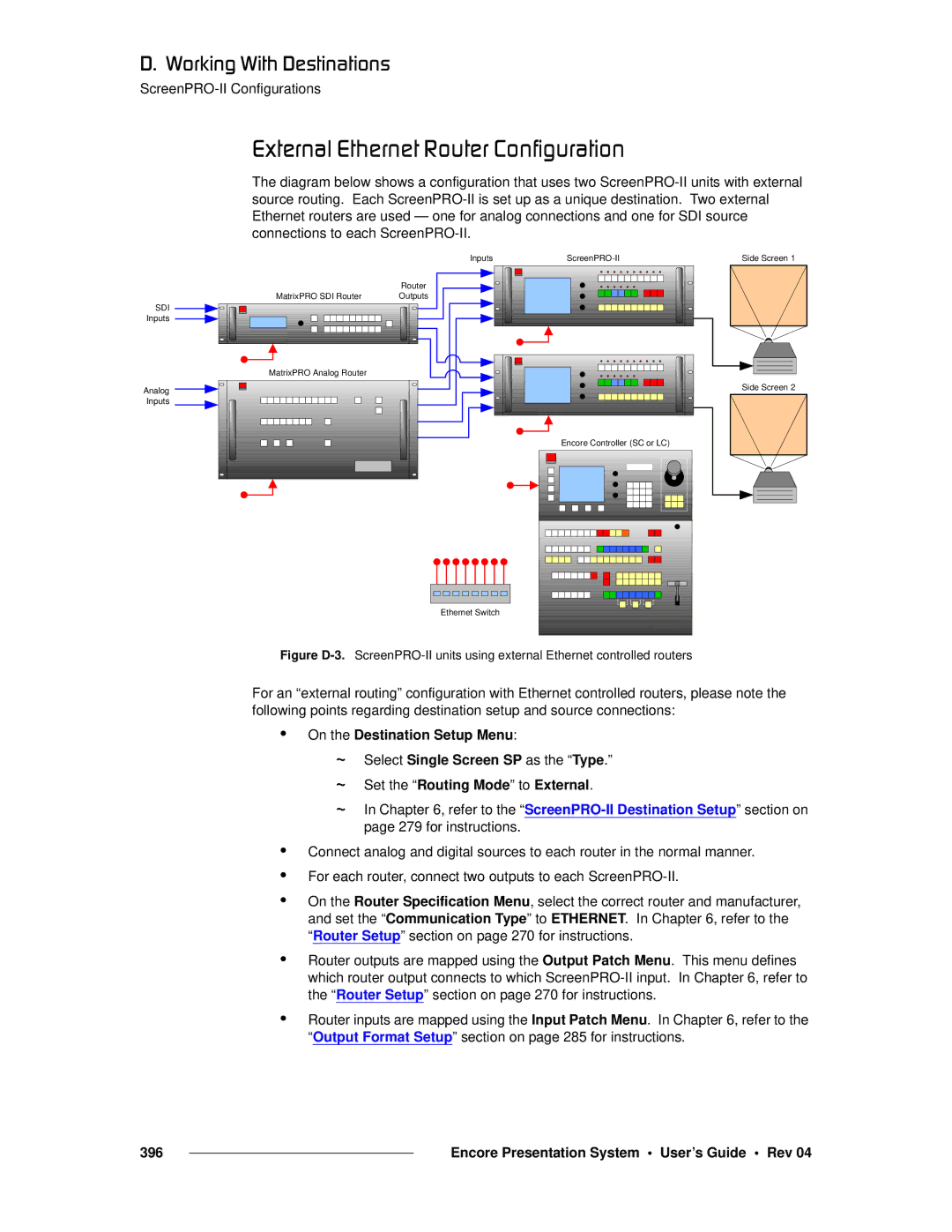 Barco 26-0313000-00 manual BñíÉêå~ä=bíÜÉêåÉí=oçìíÉê=`çåÑáÖìê~íáçå 