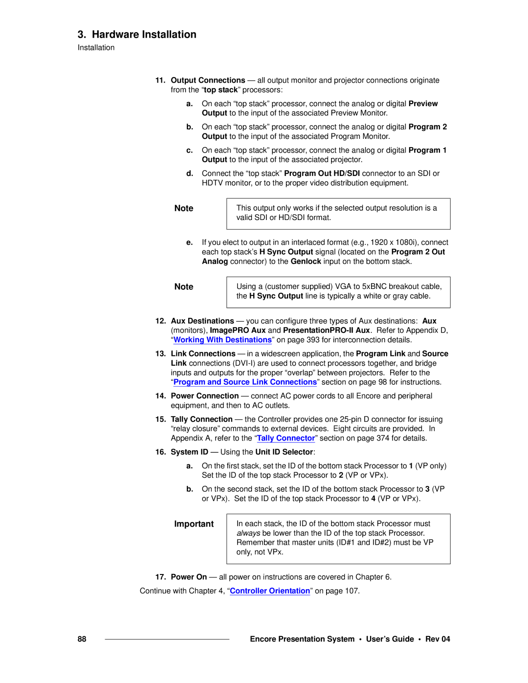 Barco 26-0313000-00 manual System ID Using the Unit ID Selector 