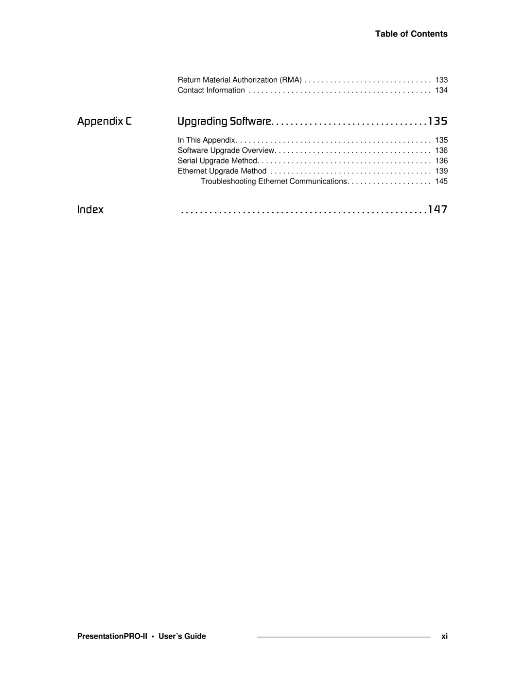 Barco 26-0405000-00 manual Return Material Authorization RMA Contact Information 