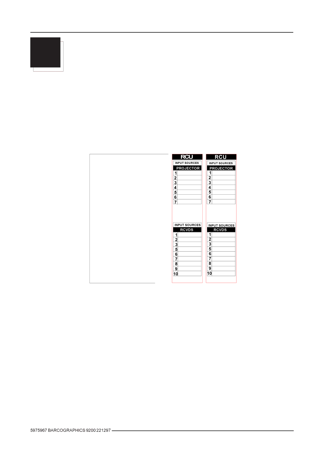 Barco 9200 owner manual 13873525&8-6285&6&725 