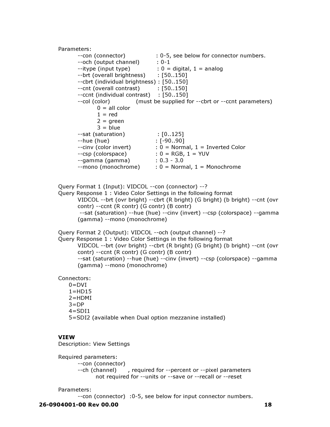 Barco II manual View 