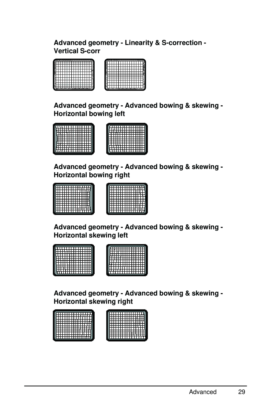 Barco MGD 221 MKII user manual Advanced 