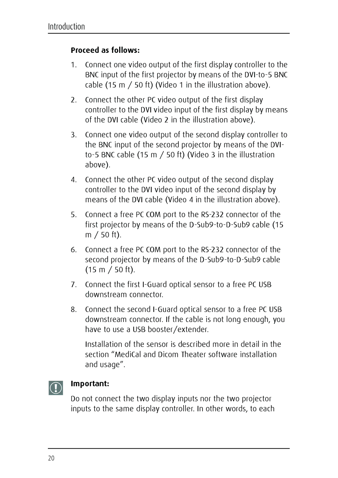 Barco MGP 15 user manual Proceed as follows 