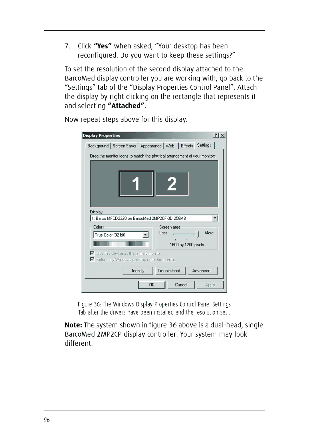 Barco MGP 15 user manual 