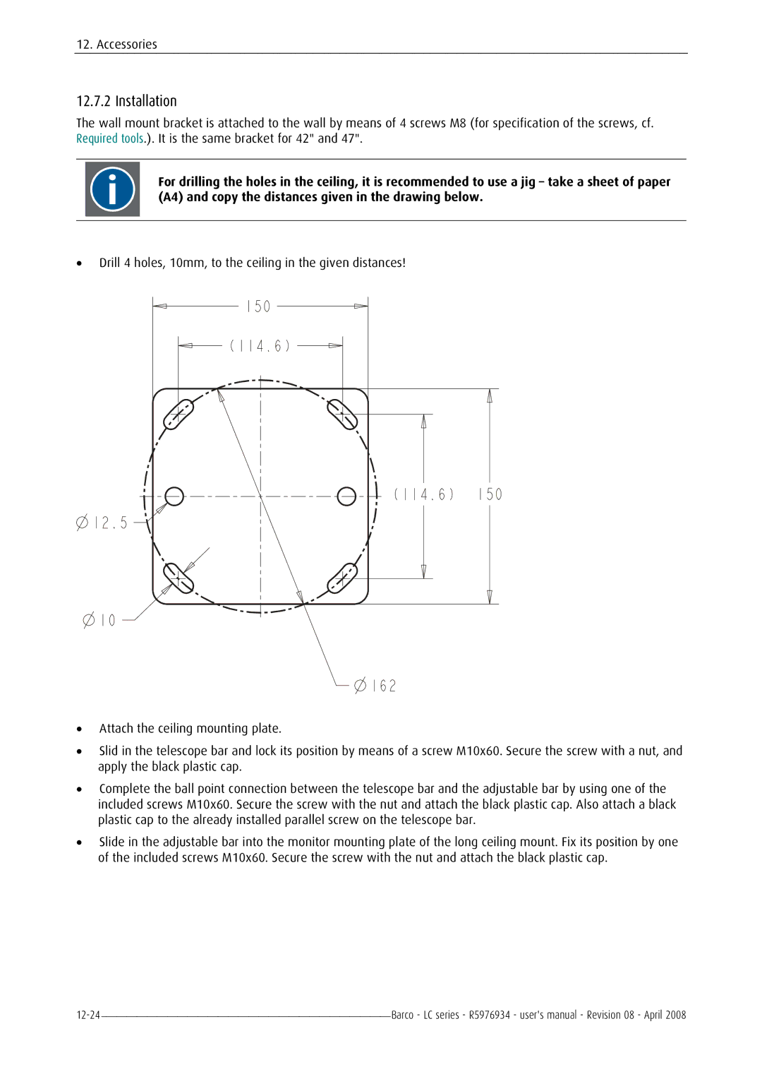 Barco R5976934 user manual Installation 