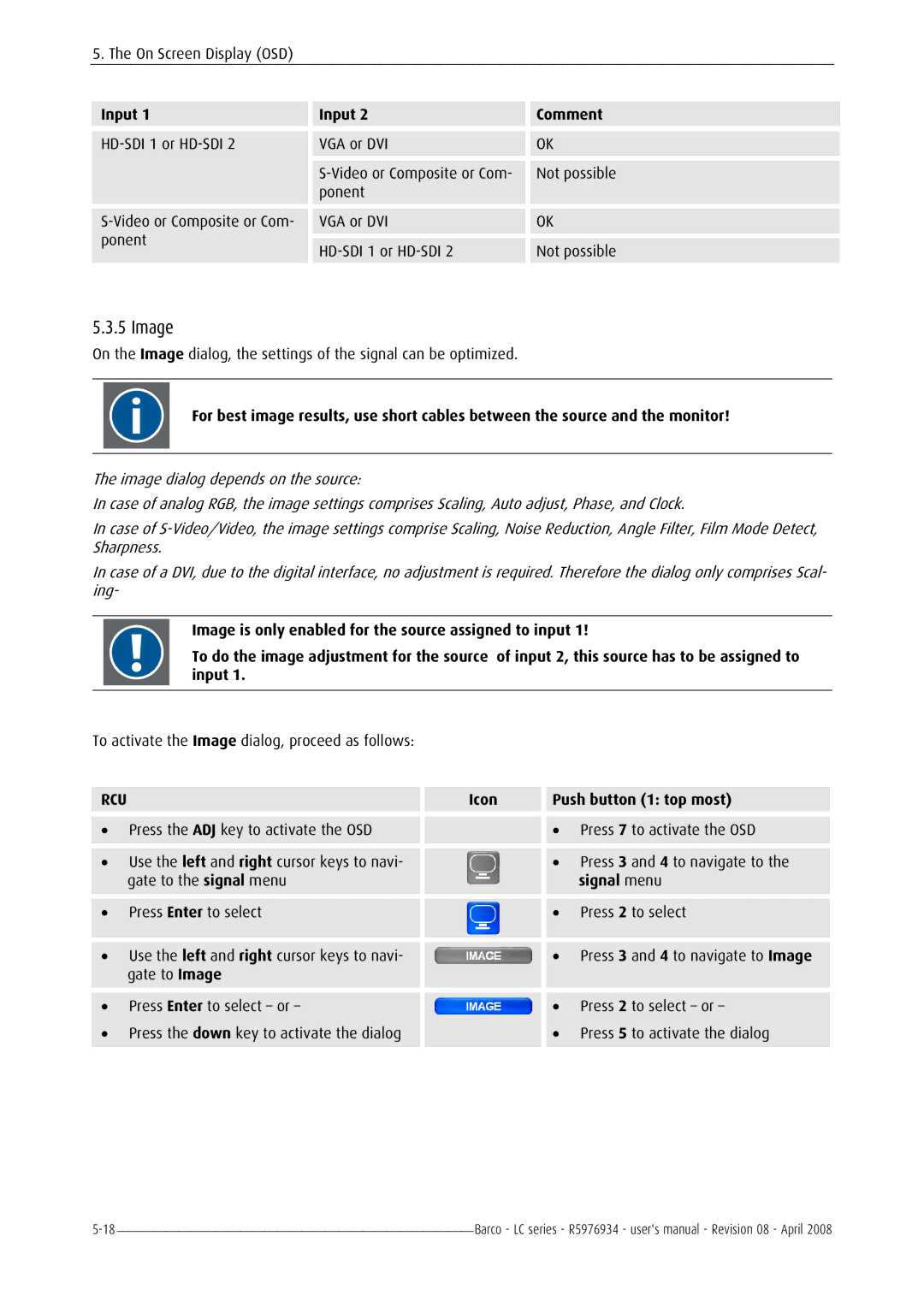 Barco R5976934 user manual Image 