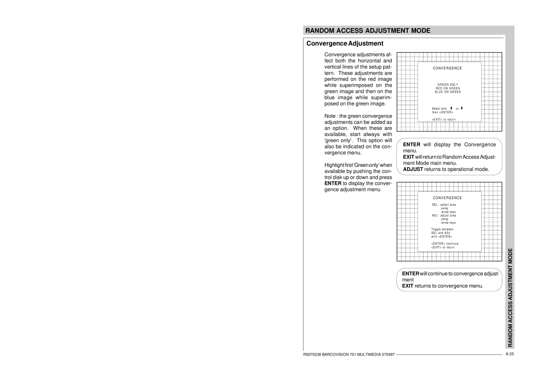 Barco R9000740 owner manual E E N O N L Y 