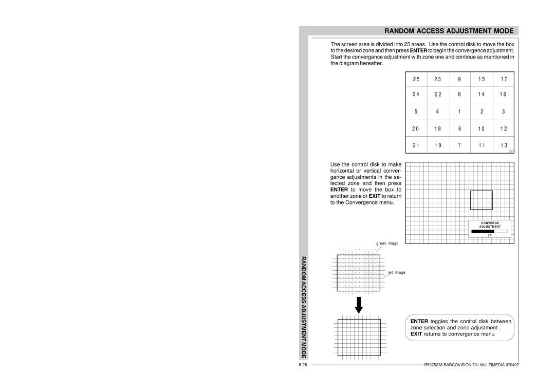 Barco R9000740 owner manual Re e n ima g e 