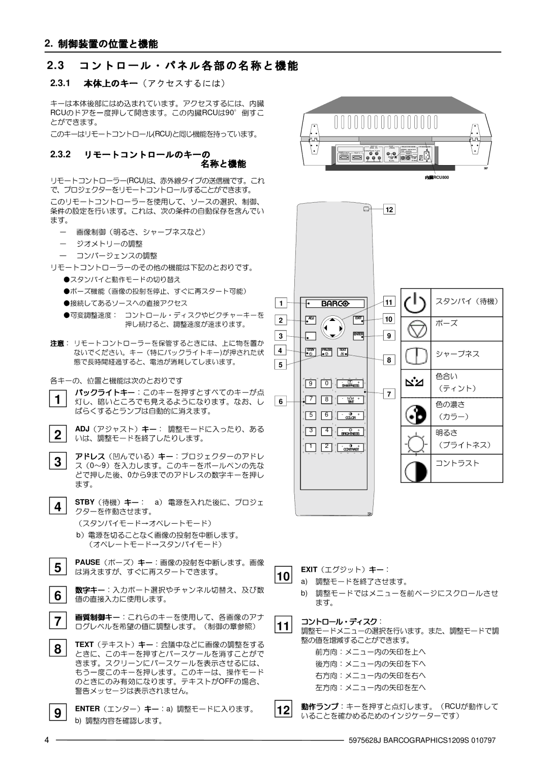 Barco R9000977 manual Vwøg 