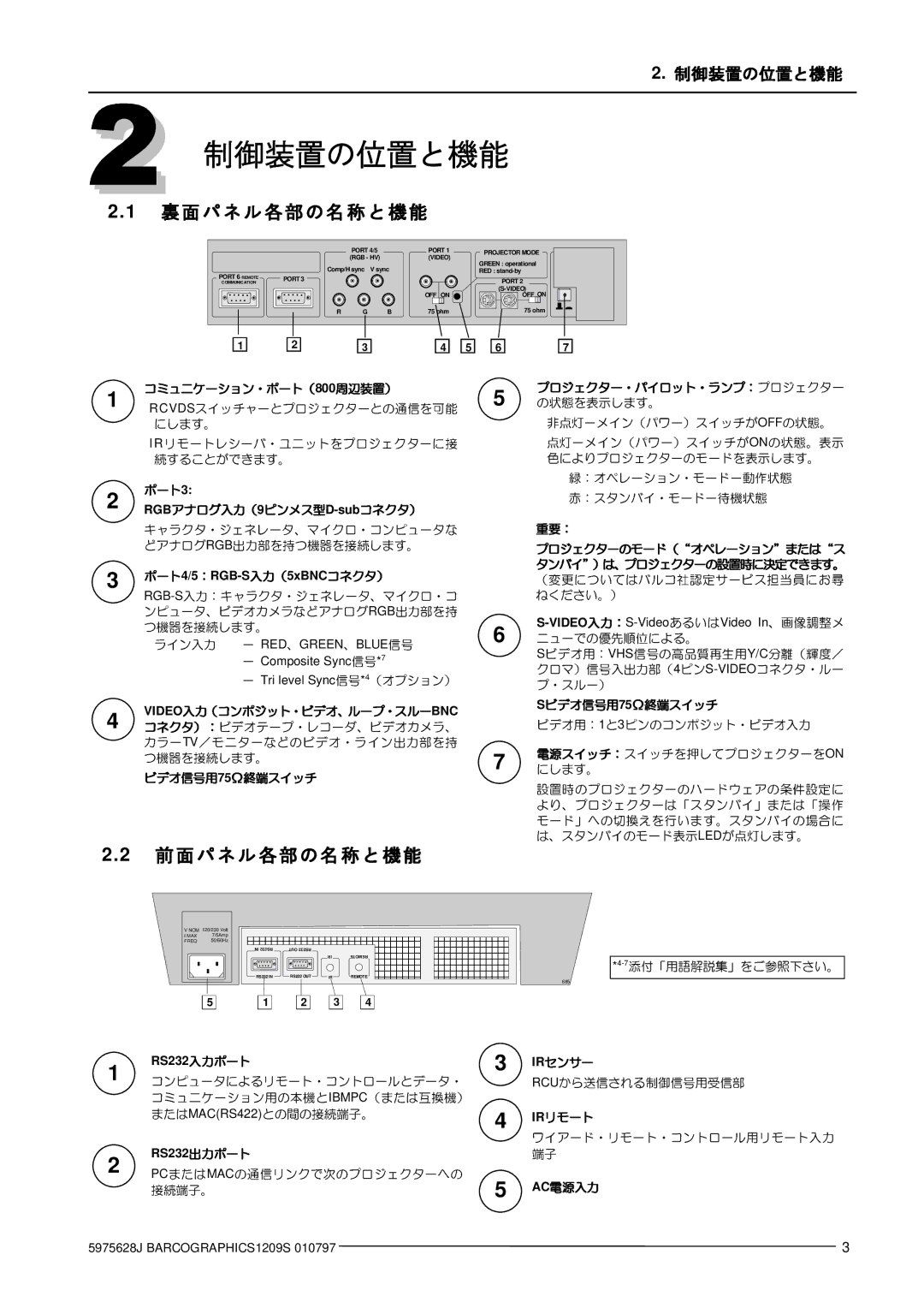 Barco R9000977 manual Mnop, 5975628J BARCOGRAPHICS1209S 