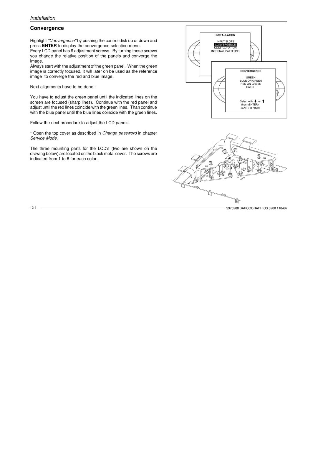 Barco R9001330 owner manual Convergence 