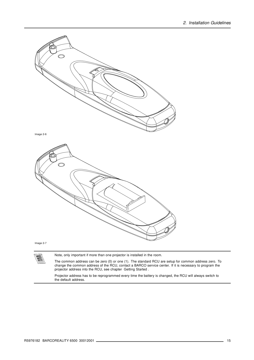 Barco R9001960 owner manual Installation Guidelines 