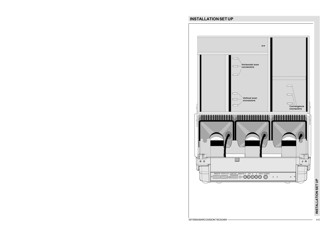 Barco R9002328, R9002327 installation manual Yujhqfh 