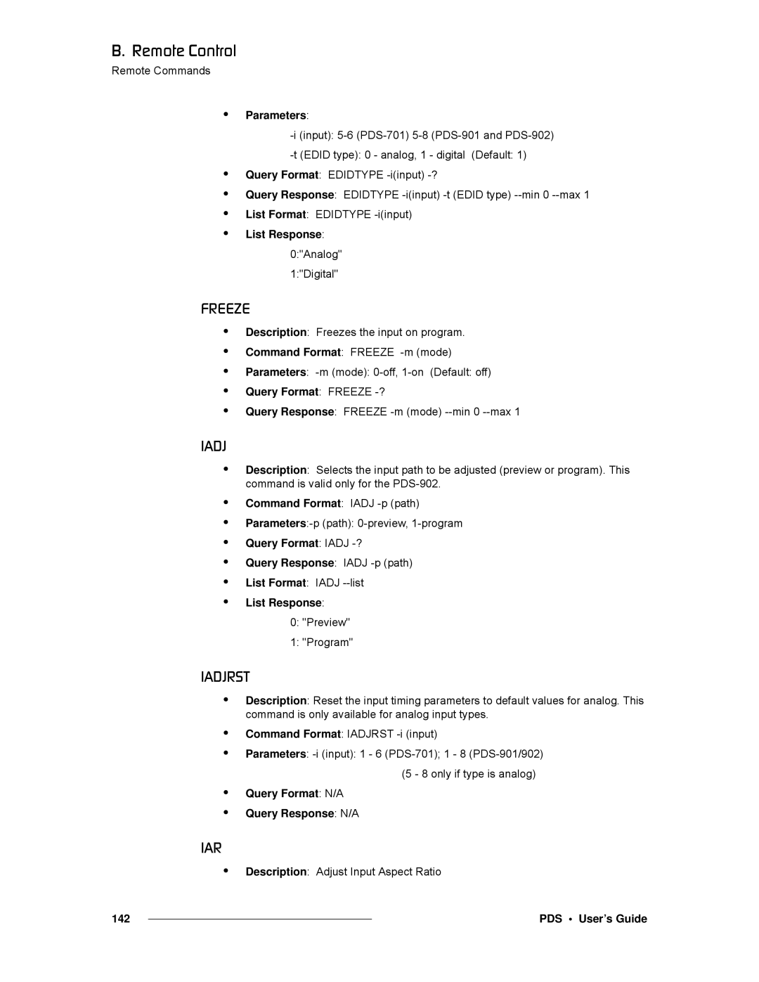 Barco SJ/T 11363-2006 manual Cobbwb Fag, Fagopq Fo=, Query Format Freeze -?, Query Format Iadj -? 