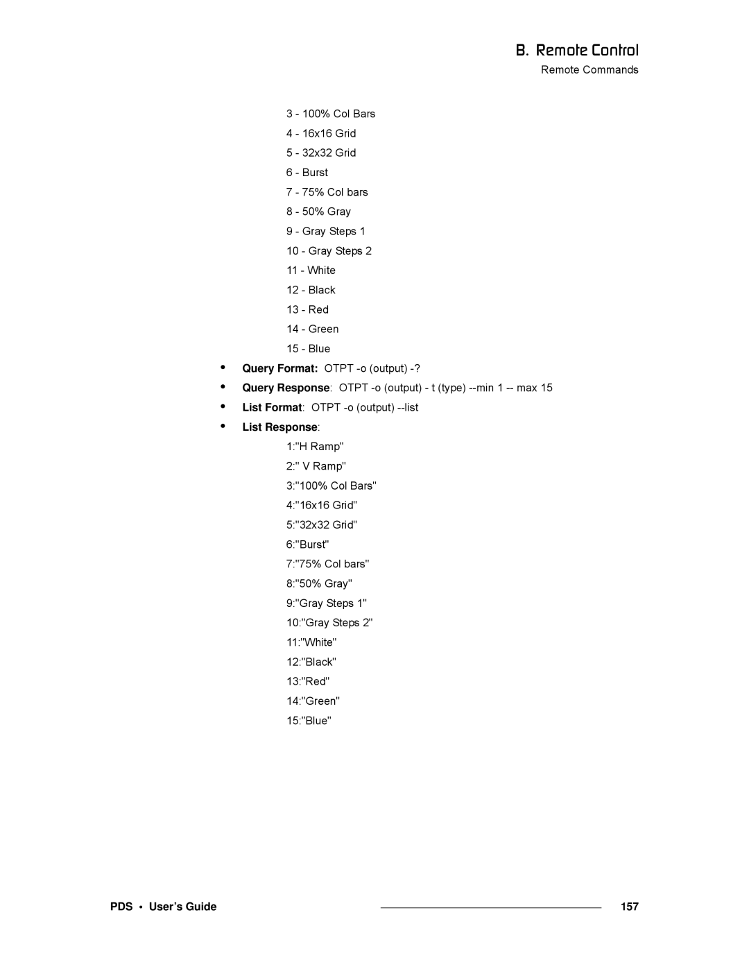 Barco SJ/T 11363-2006 manual PDS User’s Guide 157 