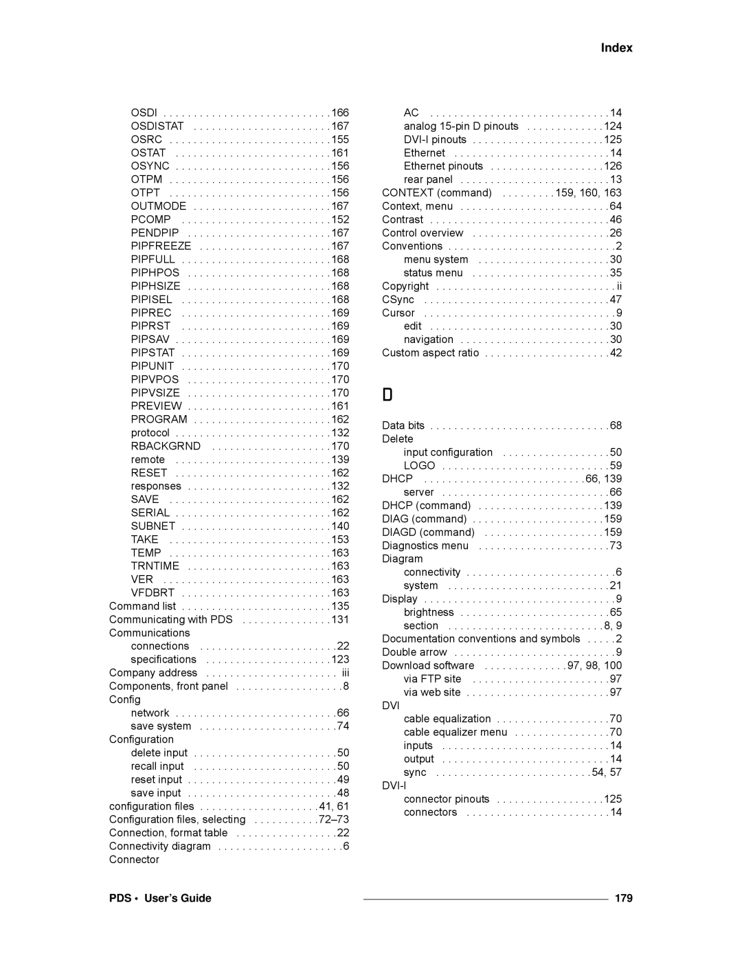 Barco SJ/T 11363-2006 manual Logo Dhcp, PDS User’s Guide 179 