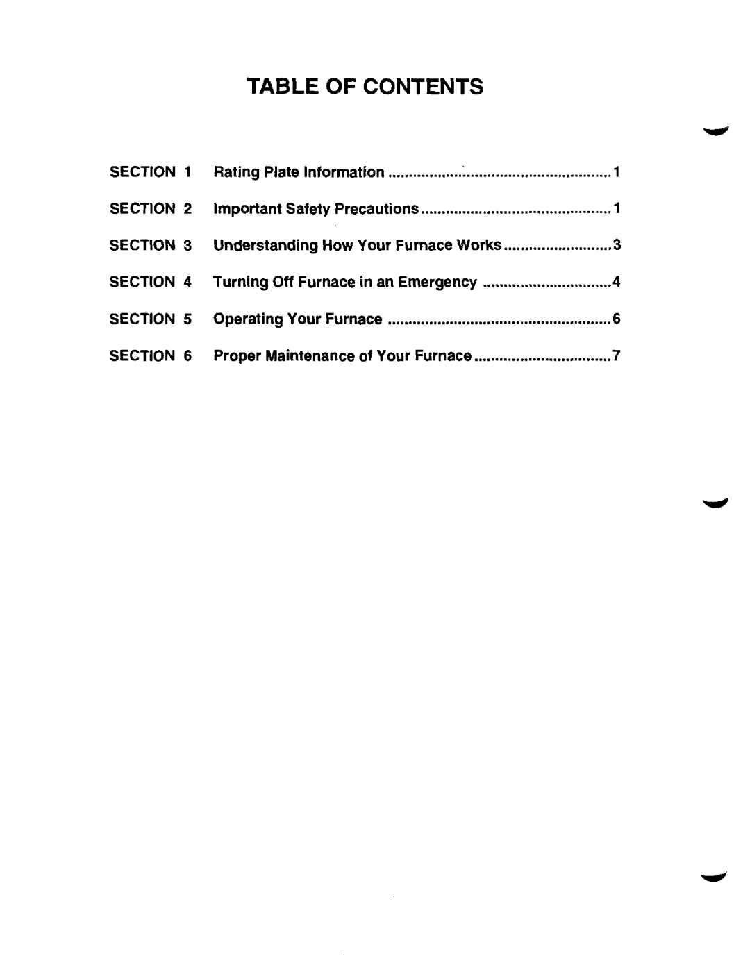 Bard 2100-287 manual 