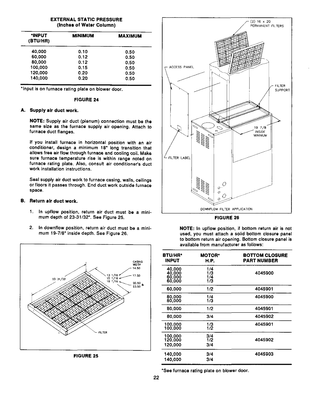 Bard 403293A manual 