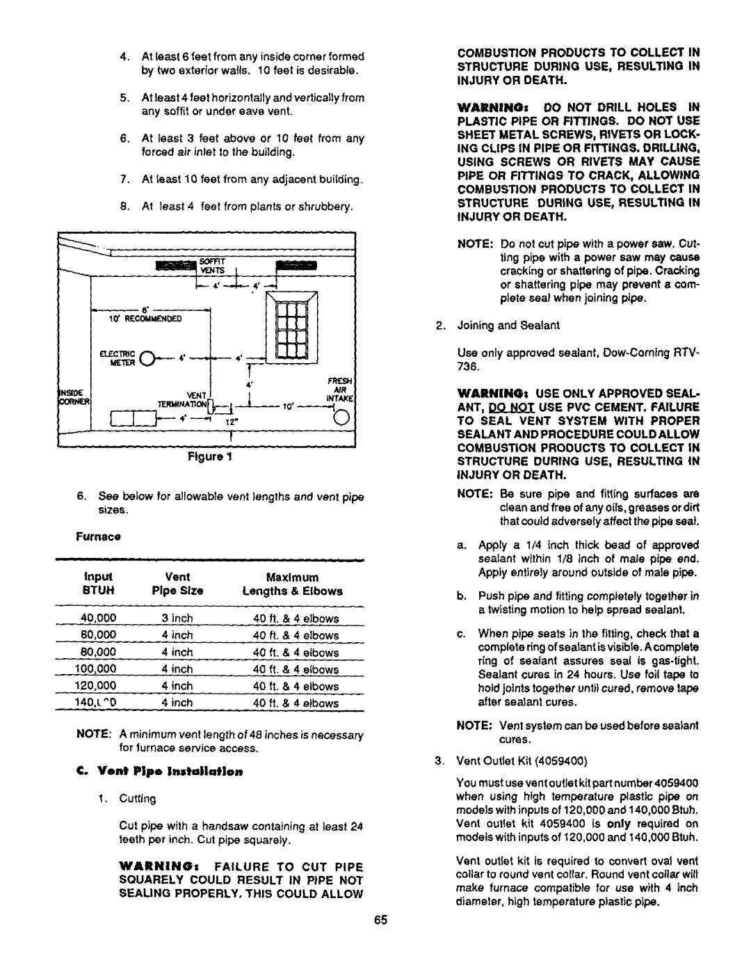 Bard 403293A manual 