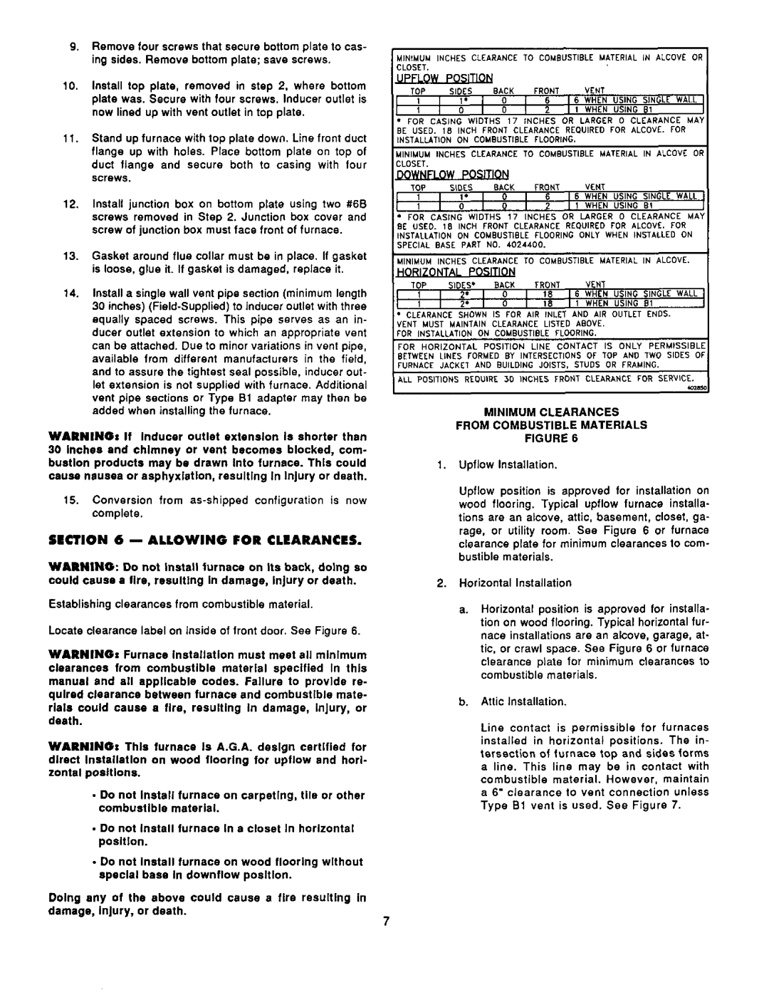 Bard 403293A manual 