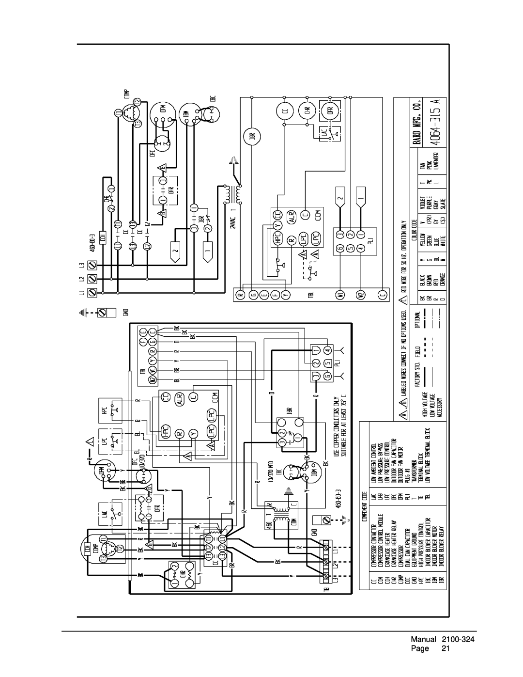 Bard P1060A1, P1148A1, P1142A3 installation instructions Manual, Page 