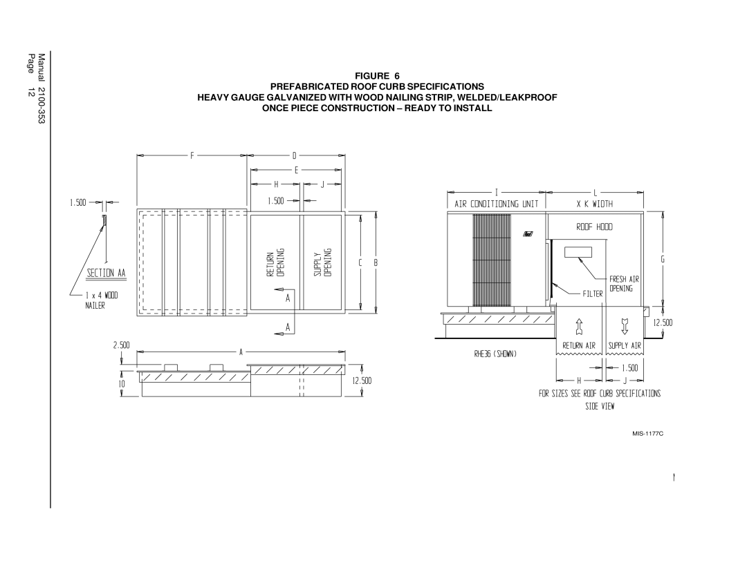 Bard P1224A2, P1124A3 installation instructions MIS-1177C 