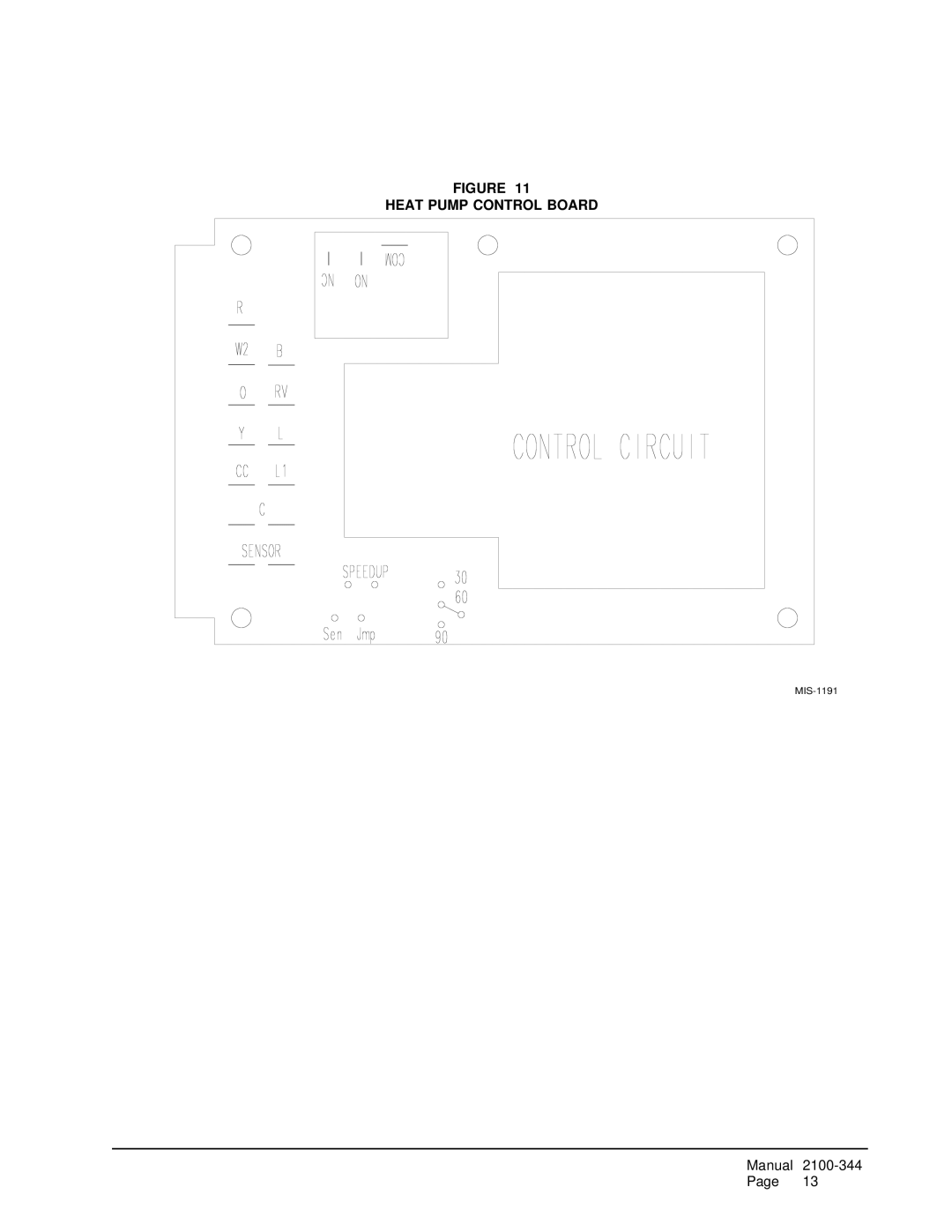 Bard PH1230, PH1236, PH1224 installation instructions Heat Pump Control Board 