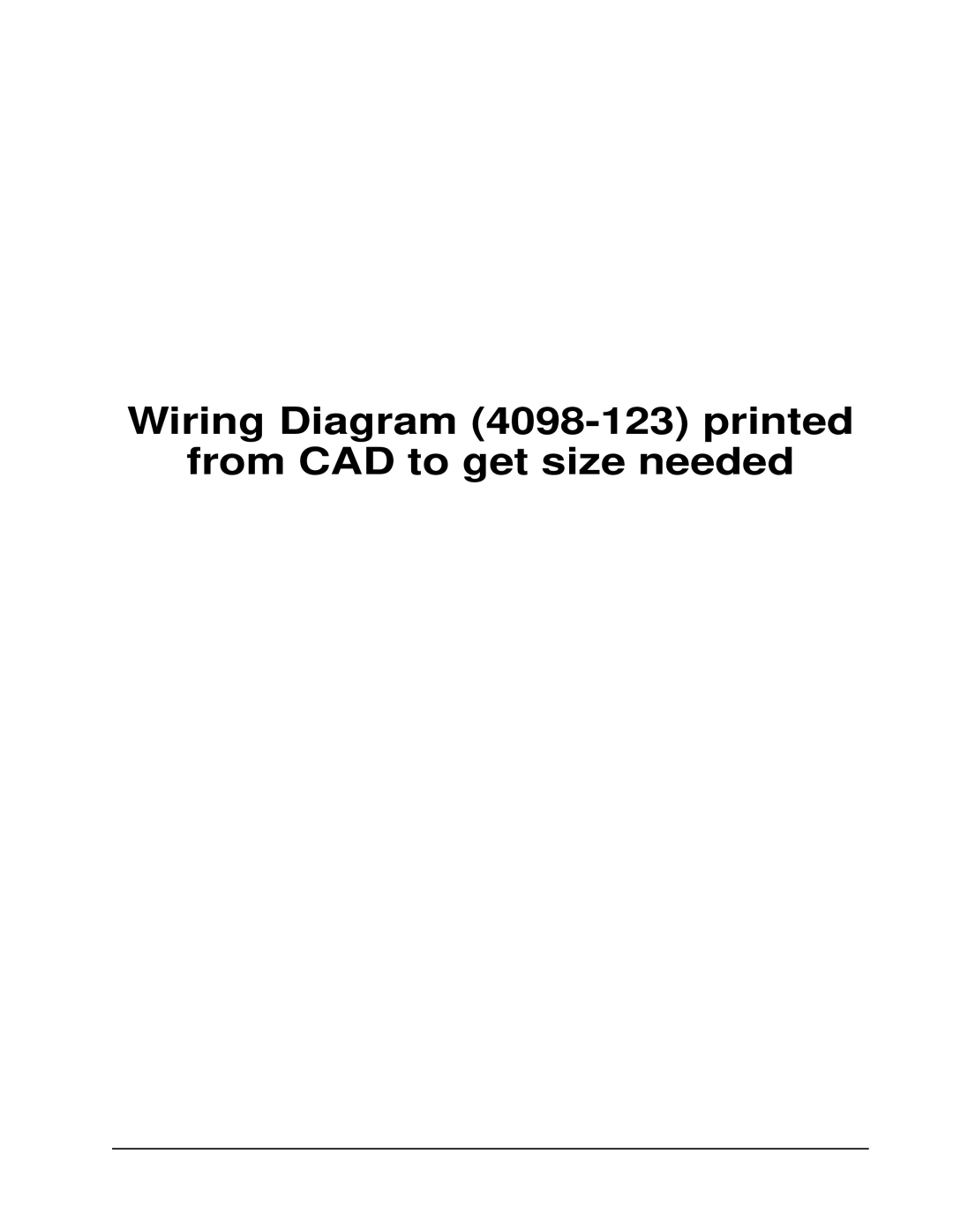 Bard PH1230, PH1236, PH1224 installation instructions Wiring Diagram 4098-123 printed From CAD to get size needed 