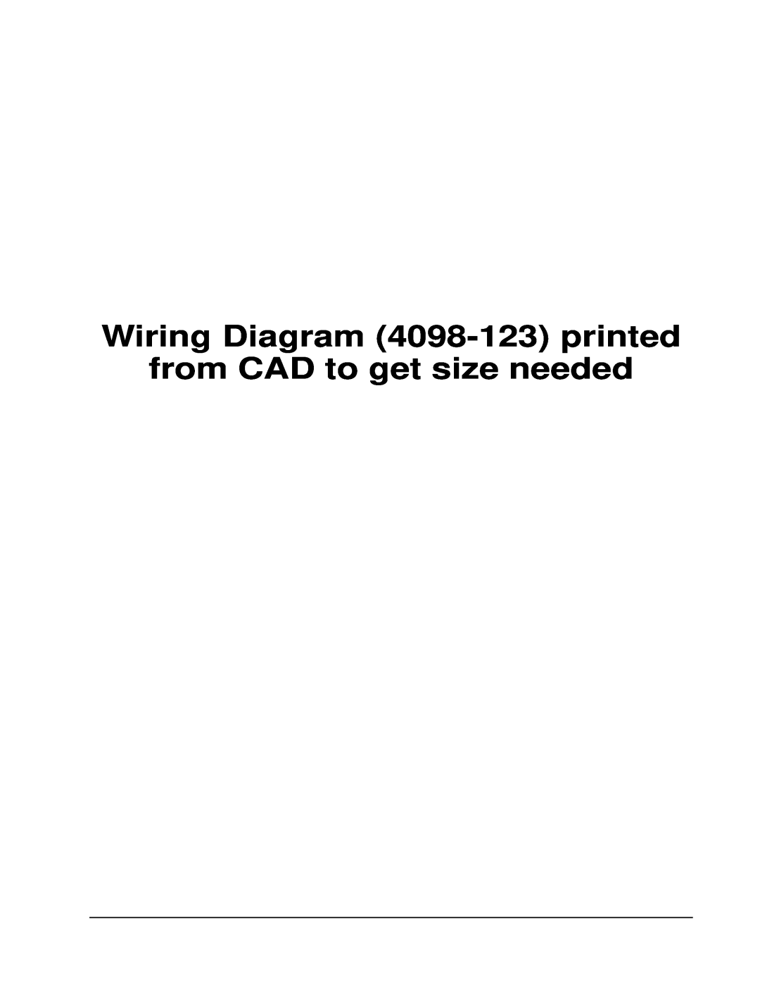 Bard PH1230, PH1236, PH1224 Wiring Diagram 4098-123printed, from CAD to get size needed, Manual 2100-344Page 