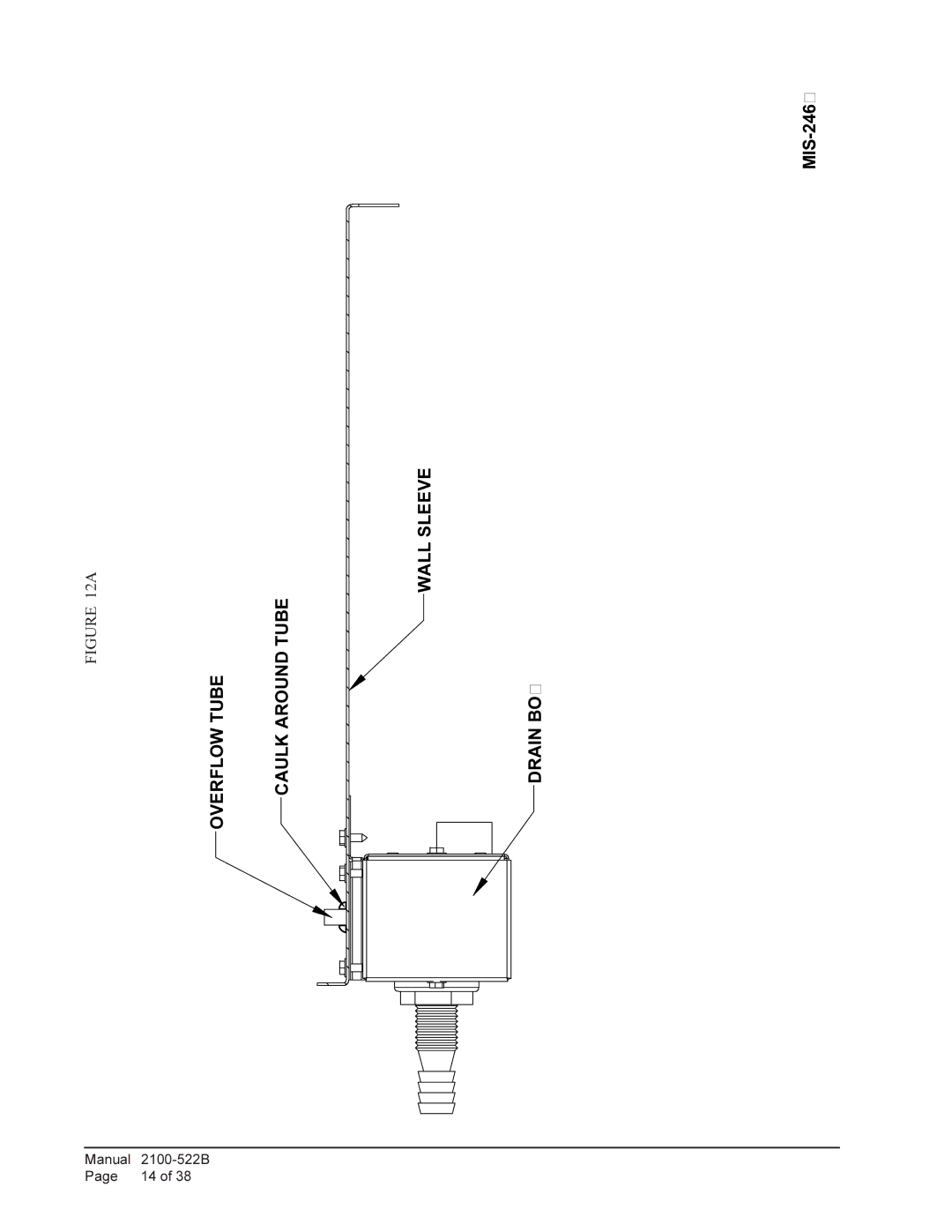 Bard Q42A1, Q30A1, Q36A1, Q60A1, Q24A1, Q48A1 installation instructions Wall Sleeve 