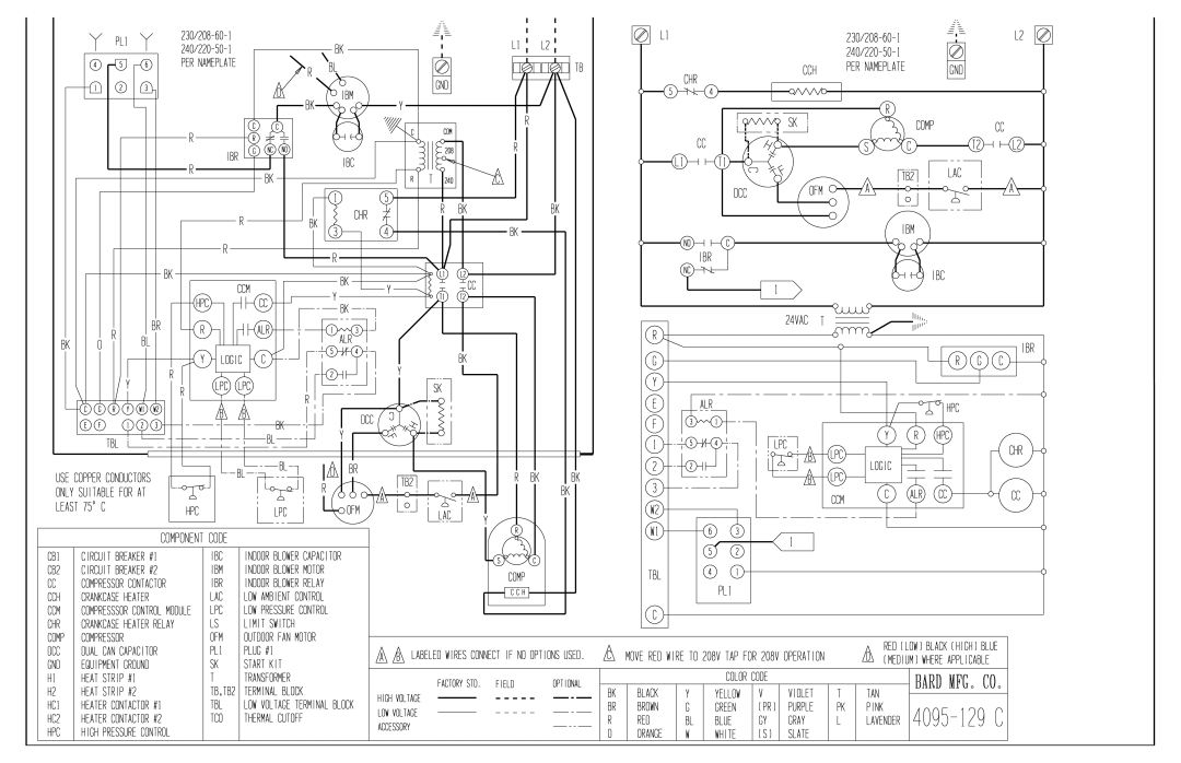 Bard WA611, WA702-A, WA721, WA701-C, WA701-B installation instructions 