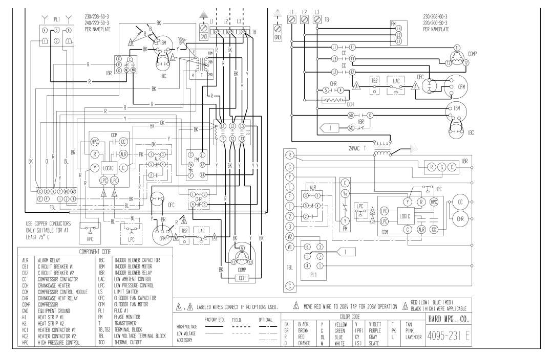 Bard WA701-C, WA702-A, WA721, WA611, WA701-B installation instructions 