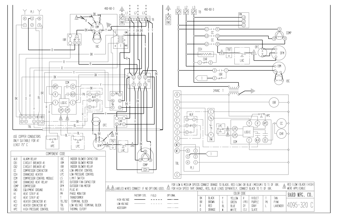 Bard WA701-B, WA702-A, WA721, WA611, WA701-C installation instructions 