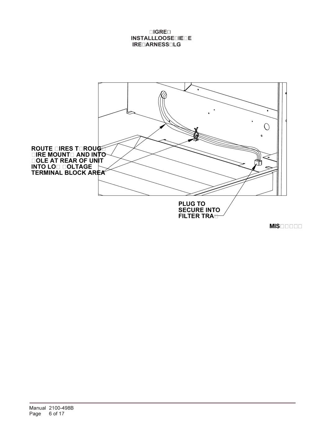 Bard WGSEIFM-5, WGEIFM-3C, WGEIFM-5C installation instructions MIS-2415, Install Loose Piece Wire Harness Plug 