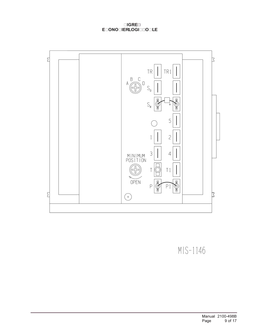 Bard WGSEIFM-5, WGEIFM-3C, WGEIFM-5C installation instructions Economizer Logic Module 