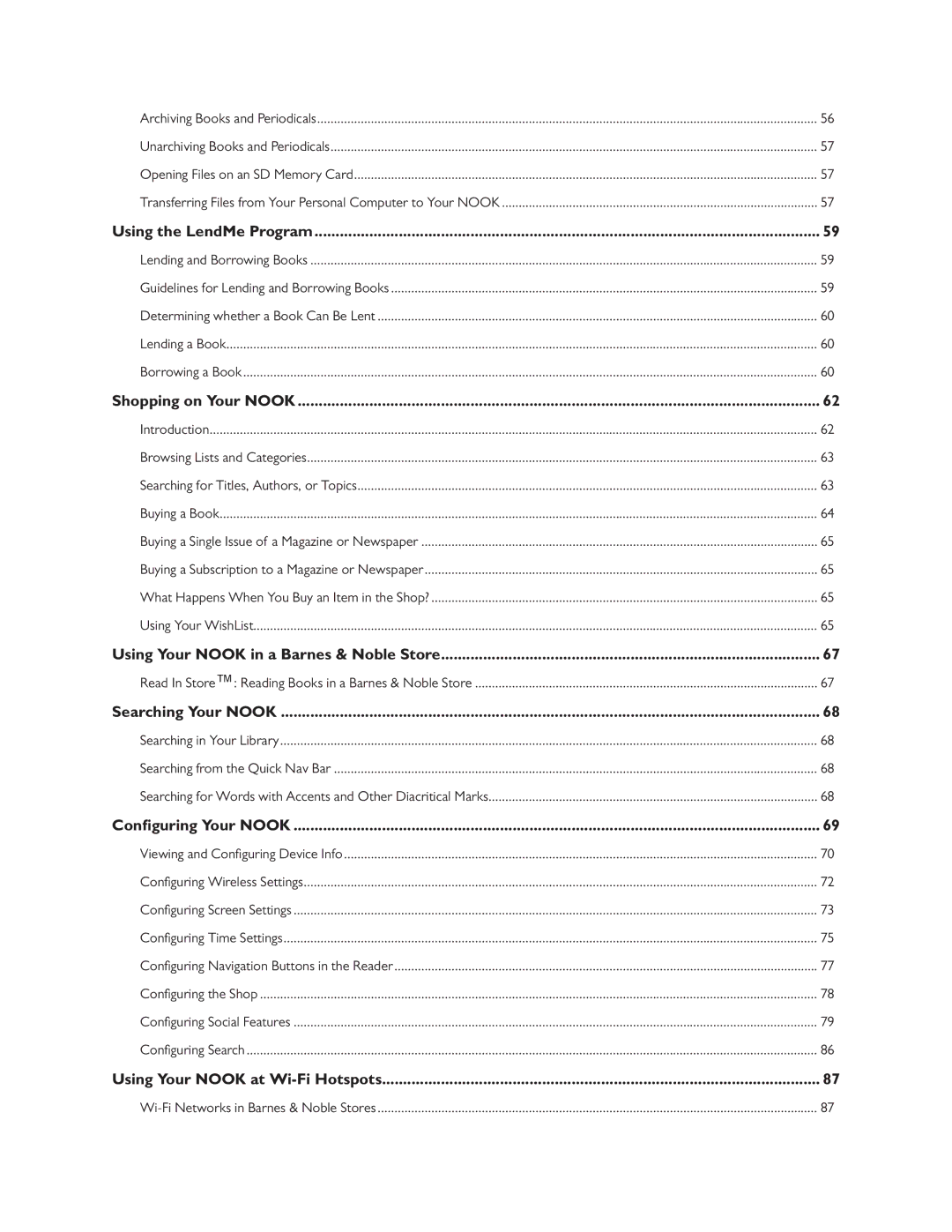 Barnes & Noble BNRV300 manual Using Your Nook in a Barnes & Noble Store 