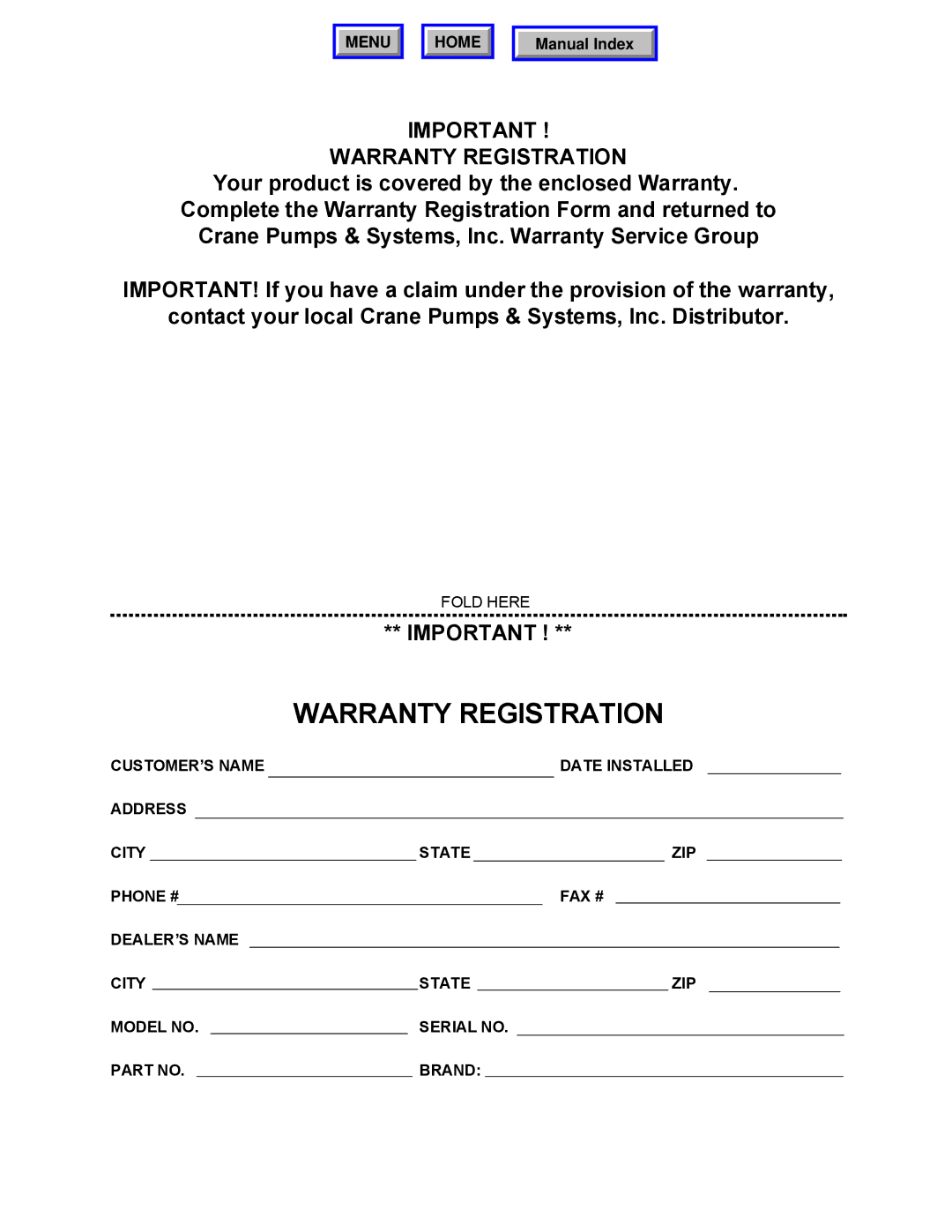 Barnes & Noble BP27A, BP27D, BP27HT operation manual Warranty Registration 