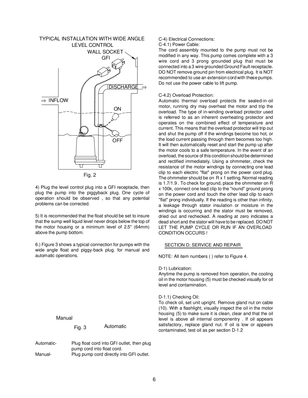 Barnes & Noble BP27D, BP27HT, BP27A operation manual Manual Automatic 