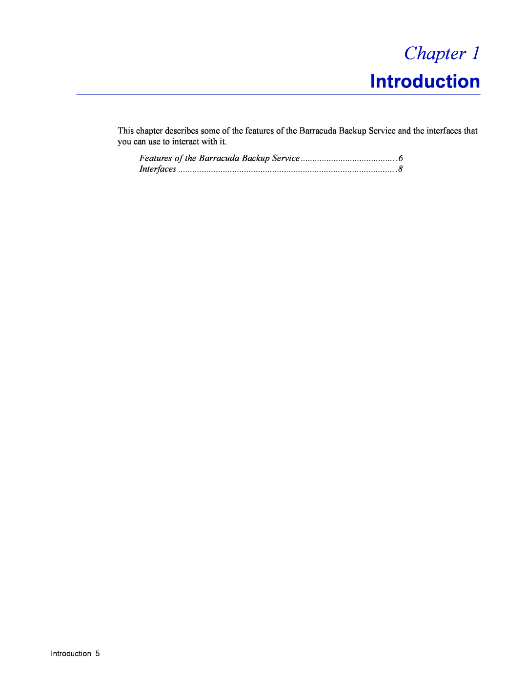 Barracuda Networks 4 manual Chapter, Introduction 