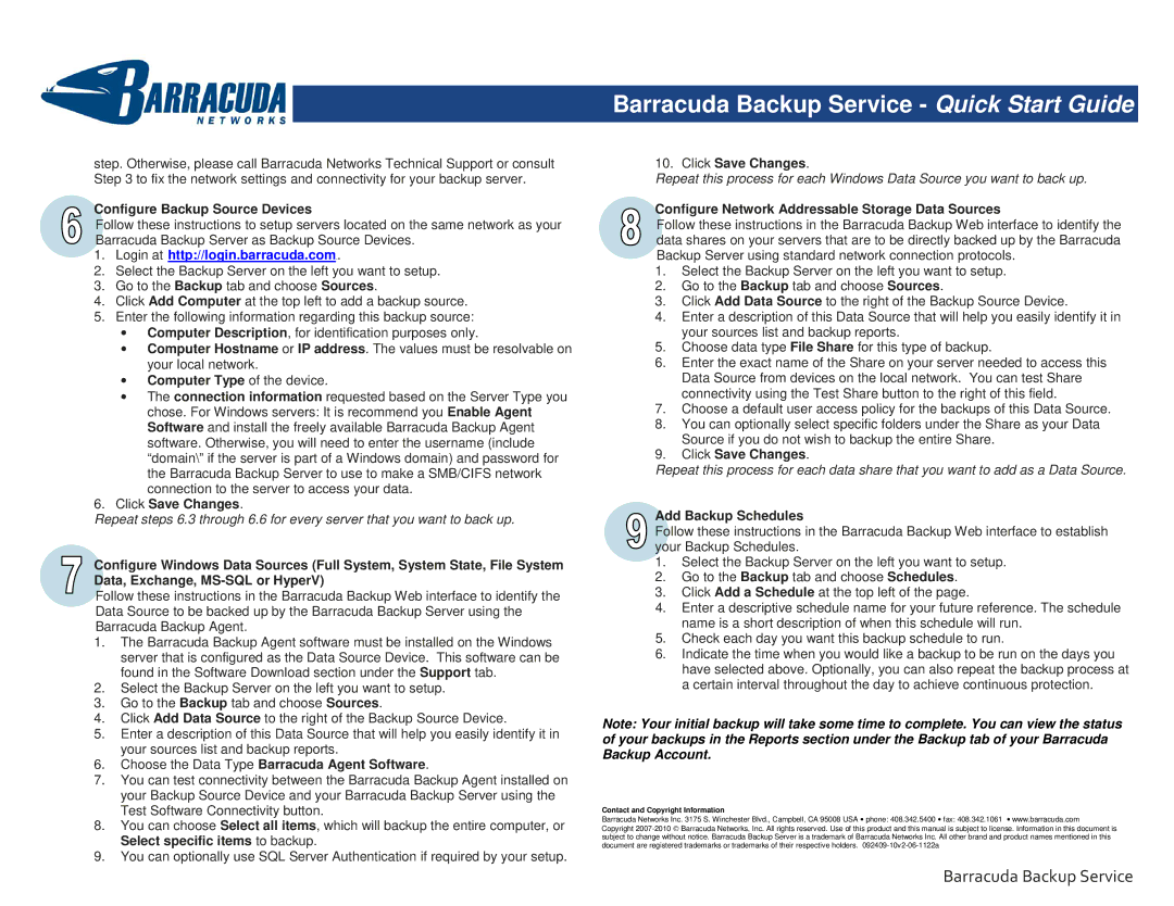 Barracuda Networks Computer Drive Configure Backup Source Devices, ∙ Computer Type of the device, Click Save Changes 