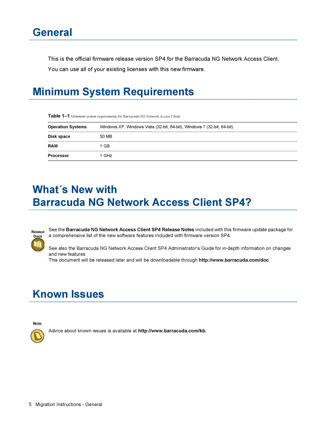 Barracuda Networks SP4 manual General 