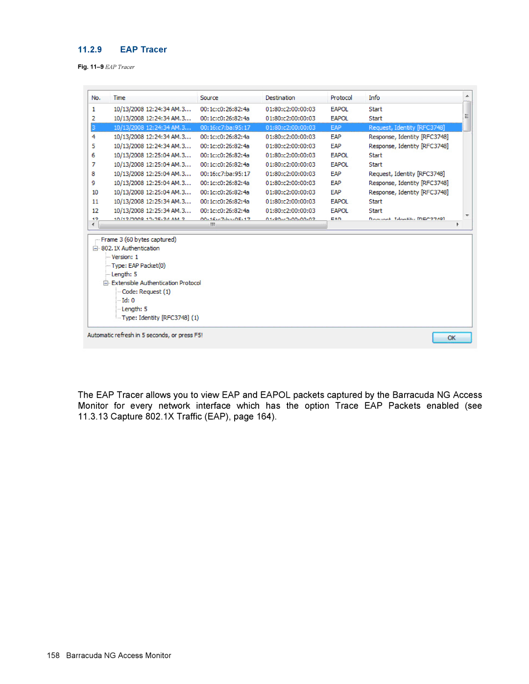 Barracuda Networks VERSION SP4 manual EAP Tracer 